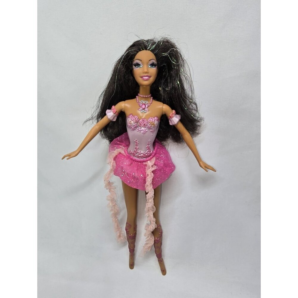 2005 Barbie Fairytopia Mermaidia Elina African American doll- NO WINGS- HTF